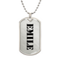 Emile - Luxury Dog Tag Necklace