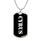 Cyrus v3 - Luxury Dog Tag Necklace