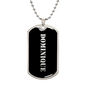 Dominique v2 - Luxury Dog Tag Necklace