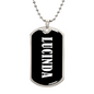 Lucinda v03 - Luxury Dog Tag Necklace