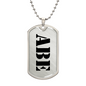 Abe - Luxury Dog Tag Necklace