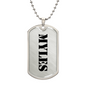 Myles - Luxury Dog Tag Necklace