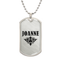 Joanne v01a - Luxury Dog Tag Necklace