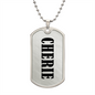 Cherie v01 - Luxury Dog Tag Necklace