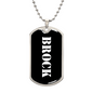 Brock v3 - Luxury Dog Tag Necklace
