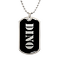Dino v2 - Luxury Dog Tag Necklace