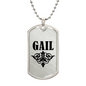 Gail v01a - Luxury Dog Tag Necklace