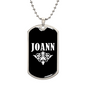 Joann v03a - Luxury Dog Tag Necklace
