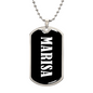 Marisa v03 - Luxury Dog Tag Necklace
