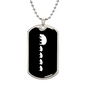 Mama Hippo With 4 Calves v3 - Luxury Dog Tag Necklace