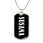 Susana v03 - Luxury Dog Tag Necklace
