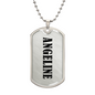 Angeline v01 - Luxury Dog Tag Necklace