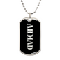 Ahmad v2 - Luxury Dog Tag Necklace