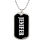 Jenifer v03 - Luxury Dog Tag Necklace