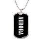 Aurora v03 - Luxury Dog Tag Necklace