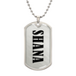 Shana v01 - Luxury Dog Tag Necklace