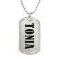 Tonia v01 - Luxury Dog Tag Necklace