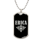 Erica v02a - Luxury Dog Tag Necklace