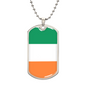 Irish Flag - Luxury Dog Tag Necklace