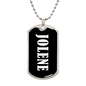 Jolene v03 - Luxury Dog Tag Necklace