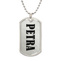 Petra v01 - Luxury Dog Tag Necklace