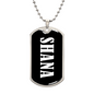 Shana v03 - Luxury Dog Tag Necklace