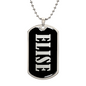 Elise v02 - Luxury Dog Tag Necklace
