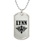 Lynn v01a - Luxury Dog Tag Necklace