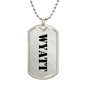 Wyatt - Luxury Dog Tag Necklace