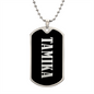 Tamika v02 - Luxury Dog Tag Necklace