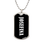 Josefina v03 - Luxury Dog Tag Necklace
