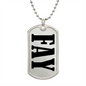 Fay v01 - Luxury Dog Tag Necklace