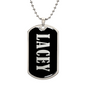 Lacey v02 - Luxury Dog Tag Necklace