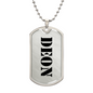 Deon - Luxury Dog Tag Necklace