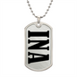 Ina v01 - Luxury Dog Tag Necklace