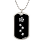 Mama Turtle With 4 Hatchlings v3 - Luxury Dog Tag Necklace