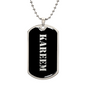 Kareem v2 - Luxury Dog Tag Necklace