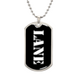 Lane v3 - Luxury Dog Tag Necklace