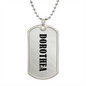 Dorothea v01 - Luxury Dog Tag Necklace