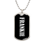 Frankie v03 - Luxury Dog Tag Necklace