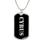 Cyrus v2 - Luxury Dog Tag Necklace