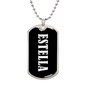 Estella v03 - Luxury Dog Tag Necklace
