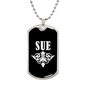 Sue v03a - Luxury Dog Tag Necklace