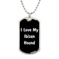 Love My Ibizan Hound v6 - Luxury Dog Tag Necklace
