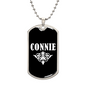 Connie v03a - Luxury Dog Tag Necklace
