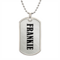 Frankie v01 - Luxury Dog Tag Necklace