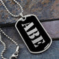 Abe v2 - Luxury Dog Tag Necklace