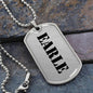 Earle - Luxury Dog Tag Necklace