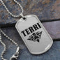 Terri v01a - Luxury Dog Tag Necklace