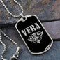 Vera v02a - Luxury Dog Tag Necklace